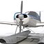 light aircraft piper pa 3d model