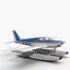 light aircraft piper pa 3d model