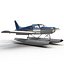 light aircraft piper pa 3d model