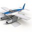 light aircraft piper pa 3d model
