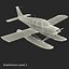 light aircraft piper pa 3d model