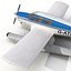 light aircraft piper pa 3d model