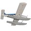 light aircraft piper pa 3d model