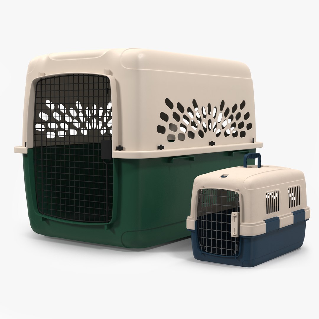Pet Carriers 3D Models Collection 3D model preview