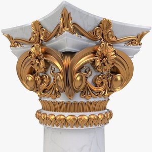 column x4 3D model