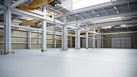 Factory Warehouse Interior - Exterior