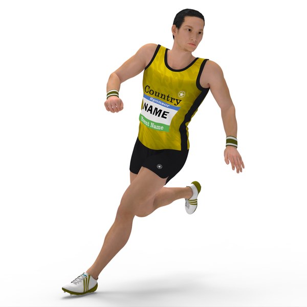 Athlete Runner 3D