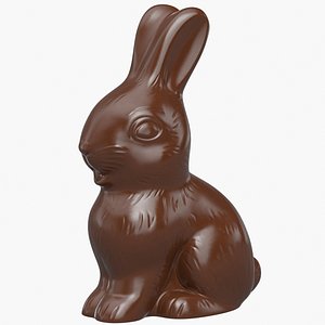 Chocolate Bunny v4 3D