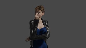 Hot Woman Standing Pose 3D Model 3D model