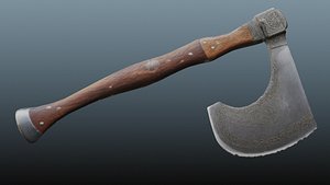 viking hatchet 3D model