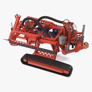 Subsea Pipeline Trencher Rigged