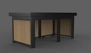 3D Pergola 03 3D model
