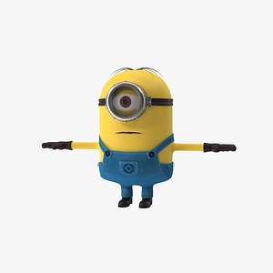 Cartoon Minion Stuart