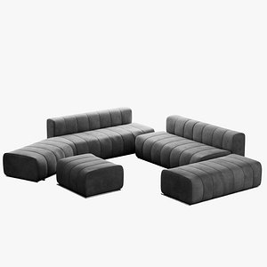 Freeman Lounge set by Minotti