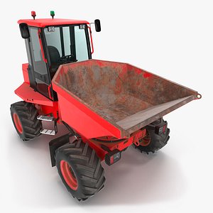 3D cabbed dumper generic dump truck