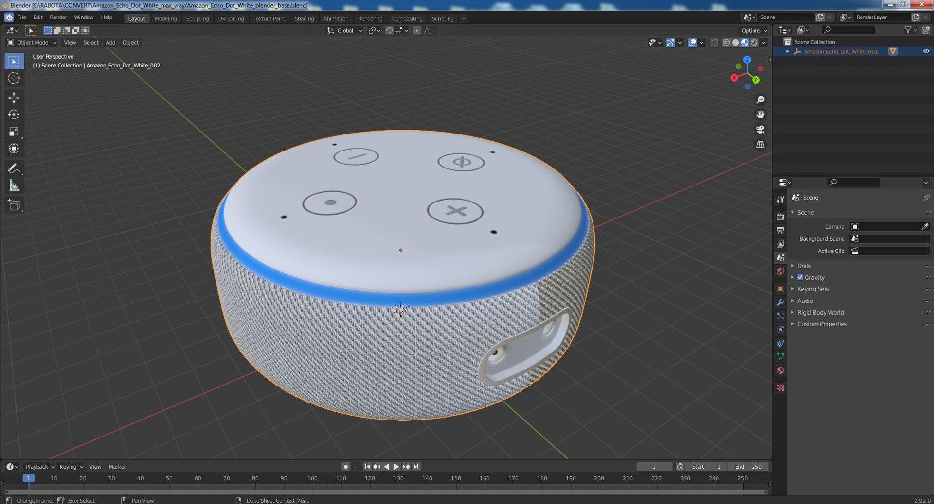 Amazon Echo Dot White model https://p.turbosquid.com/ts-thumb/7p/zhK45l/58/amazonechodotwhite3dmodel016/jpg/1670303111/1920x1080/fit_q87/dc2e04e95a5a4613152fed6a29967e6b14db15fc/amazonechodotwhite3dmodel016.jpg