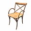 Silla de madera tubular