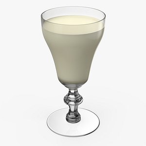 3D Eggnog Glass model