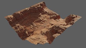 8K Detailed Canyon Landscape