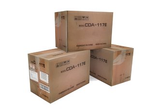 3d cardboard box