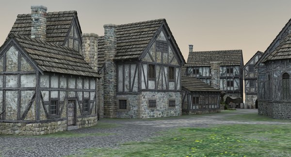 Medieval port 3D | 1144332 | TurboSquid