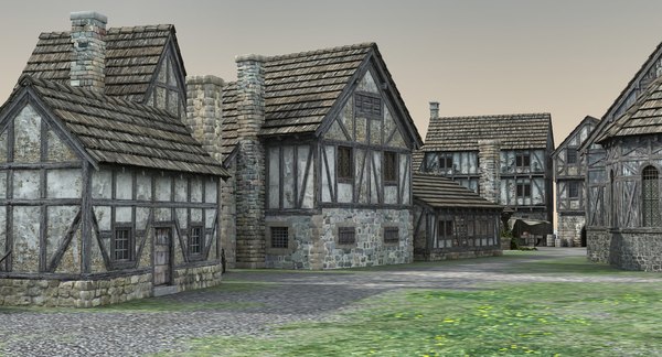 Medieval port 3D | 1144332 | TurboSquid