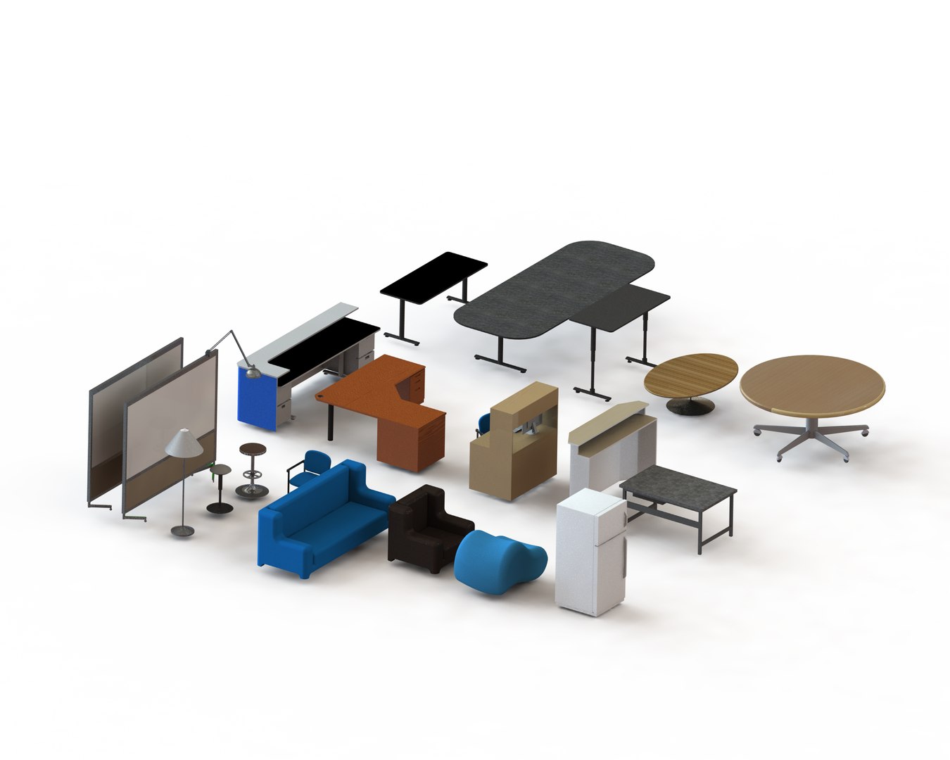 Basic Furniture Kit3D模型 TurboSquid 2112736