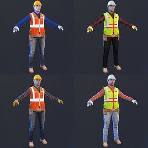 pack worker 3D