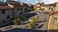 Small town in Blender