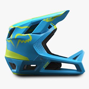 3D downhill helmet fox model