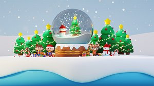 Cute Snow Globe model