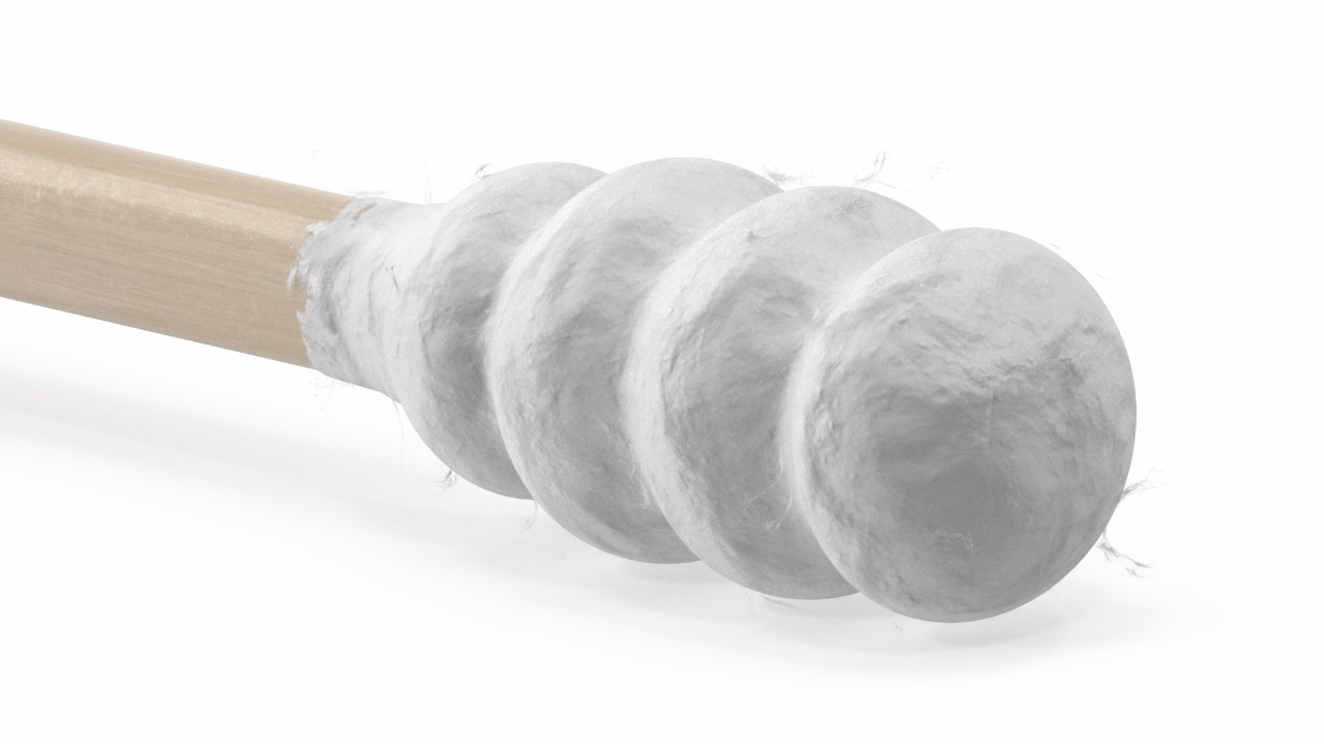 3D Cotton Swab Ring Type Wooden Model - TurboSquid 2259820