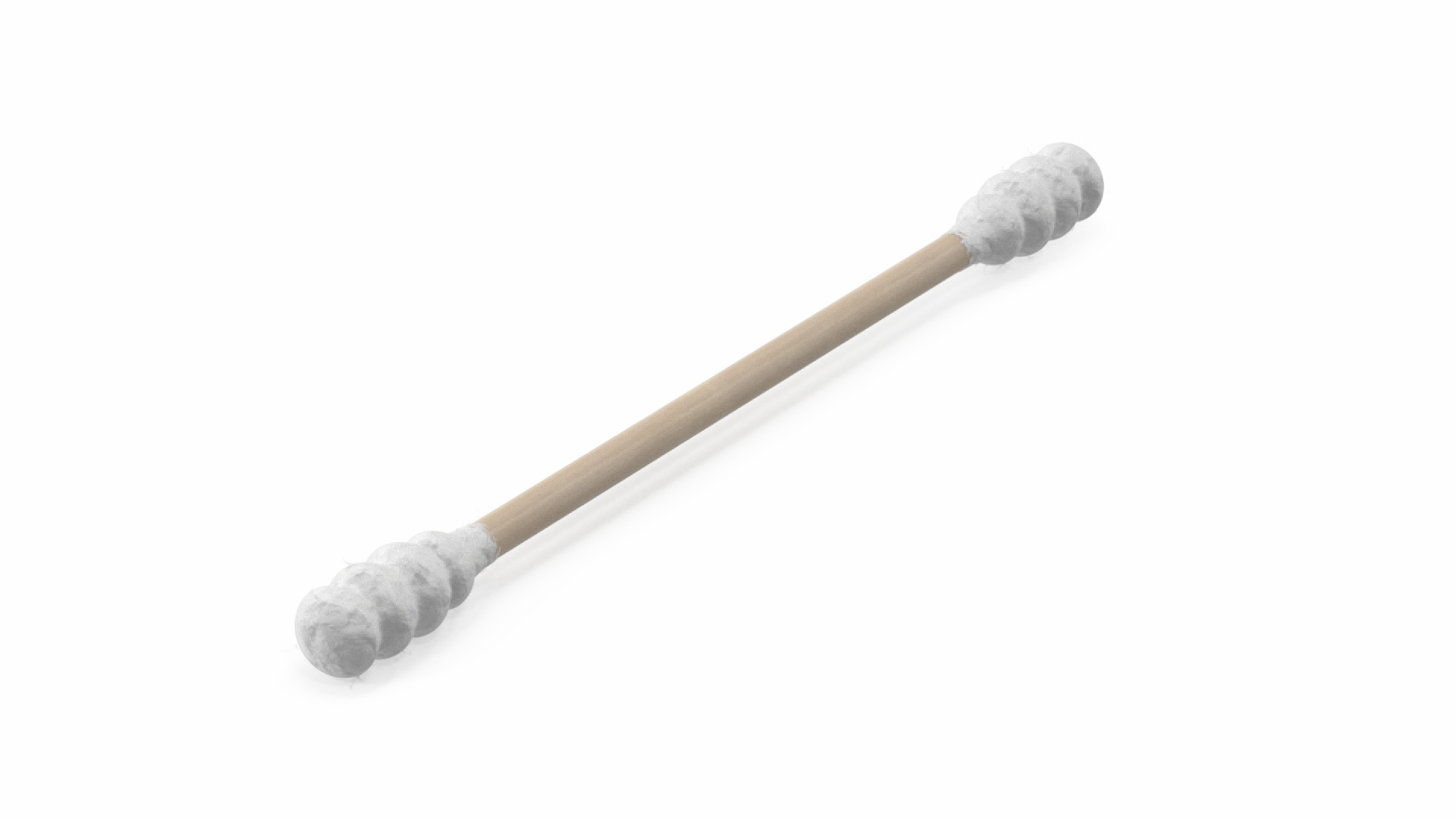 3D Cotton Swab Ring Type Wooden Model - TurboSquid 2259820