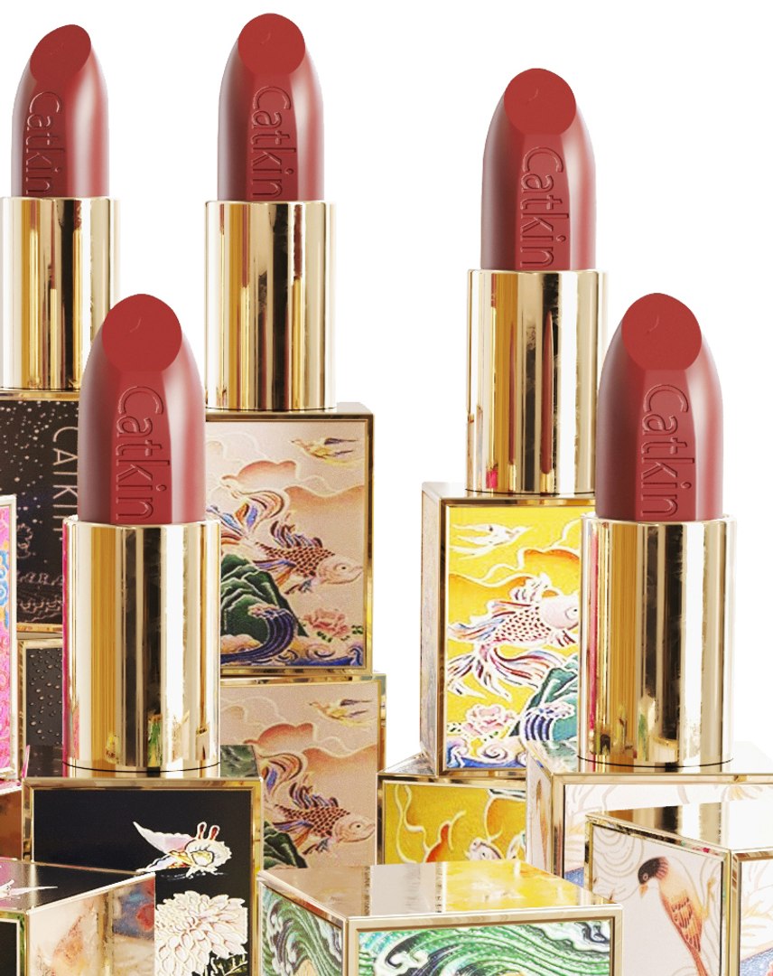 Luxury Lipstick Set 3D Model TurboSquid 1977469