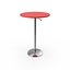 Mesa de bar roja