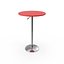 Mesa de bar roja