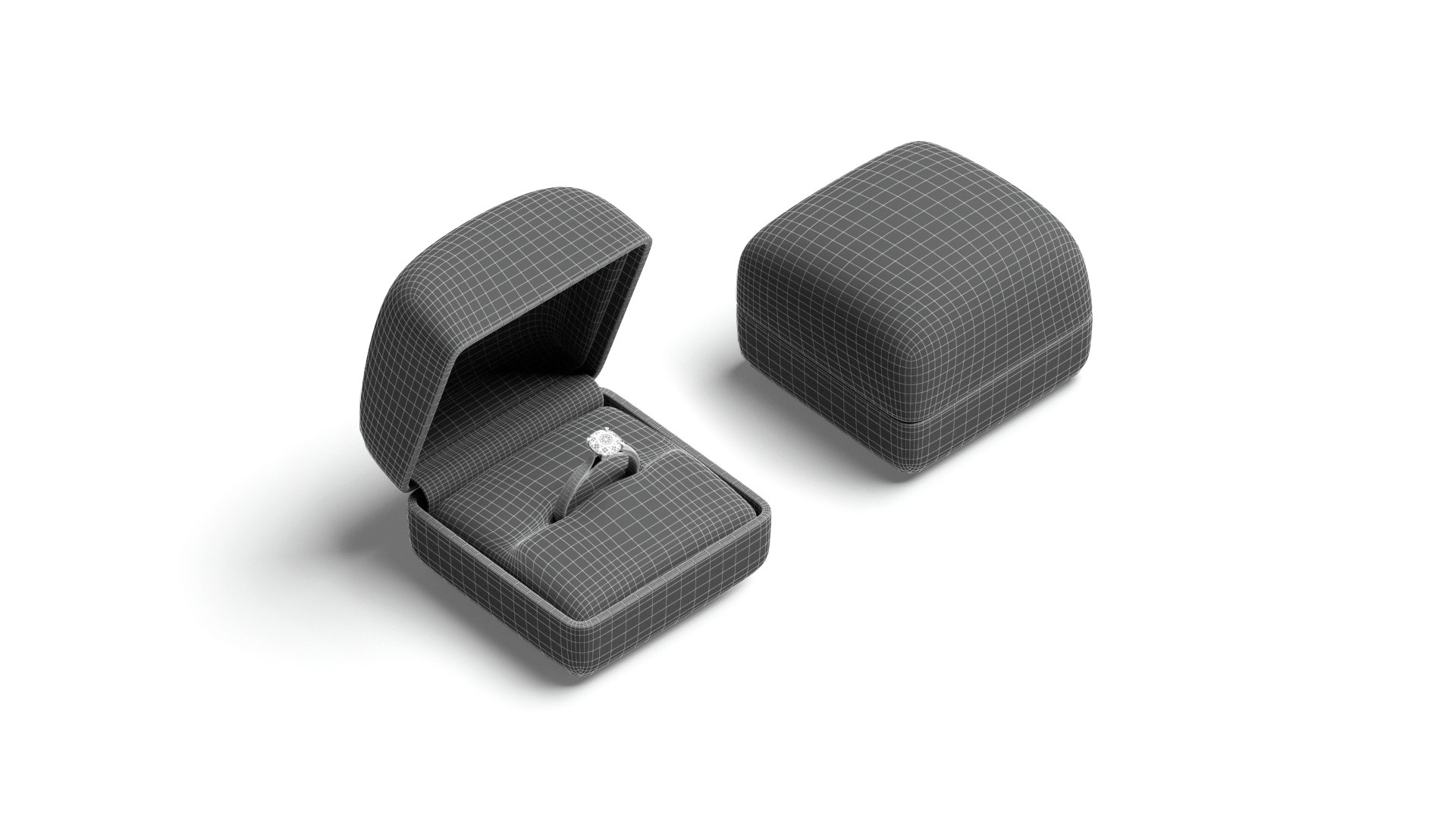 3D Red Wedding Ring Box Set - opened and closed jewelry box https://p.turbosquid.com/ts-thumb/7q/NSFe3g/xW/wireframe02/jpg/1727789334/1920x1080/fit_q87/20754bcaaeb5562683001d7fbc77d1bcd9803758/wireframe02.jpg