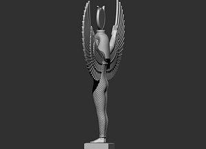 Egyptian Goddess Isis wings 3D Printable model 3D print model 3D