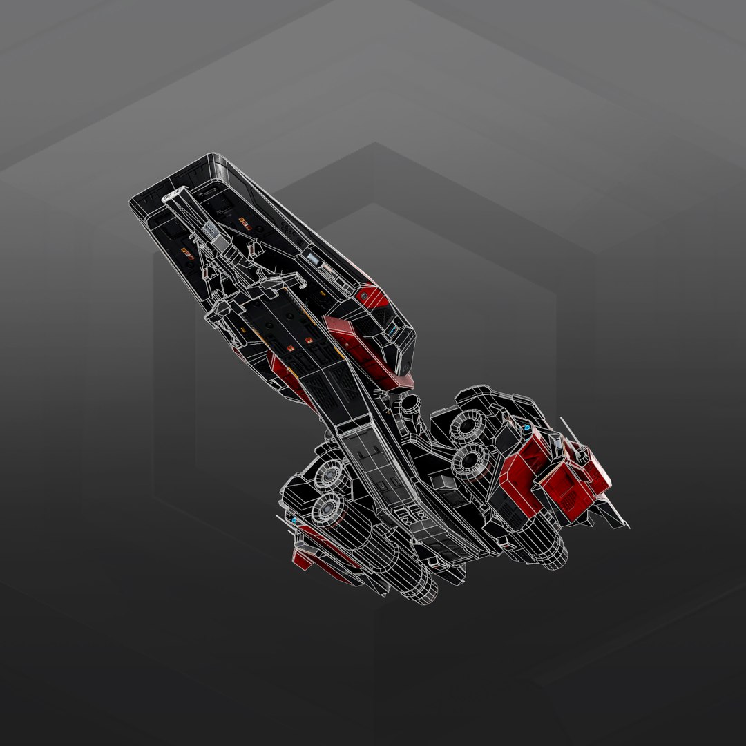 3D Commander Ship Gb7 Model - TurboSquid 1374752