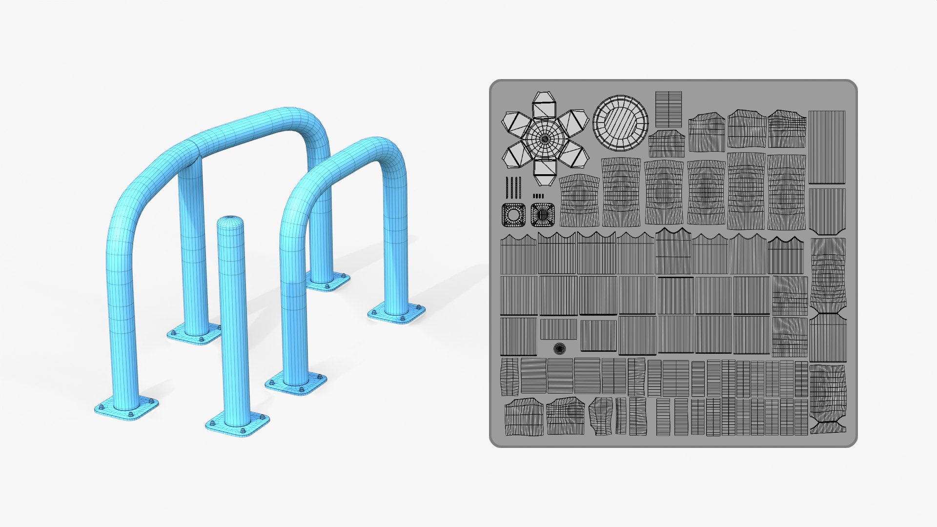 Modular Collision Barriers - Guard Rails 3D model https://p.turbosquid.com/ts-thumb/7q/aHRrdh/oU/uv_preview/png/1784315546/1920x1080/fit_q87/ad1301ee108fdd34a8e4d5915e8b6b93bc0f77d6/uv_preview.jpg
