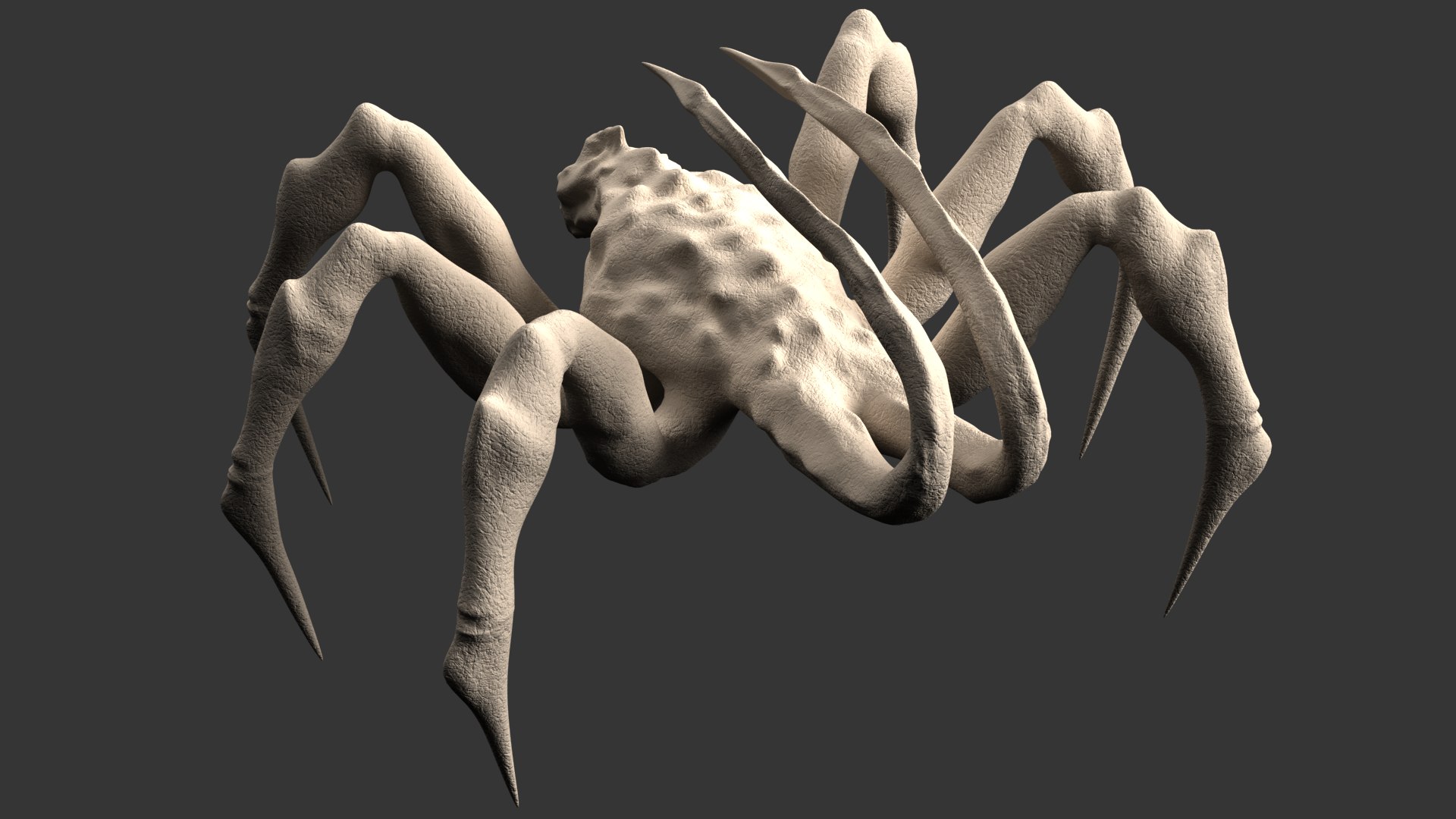 Spider Monster 3d Model Turbosquid 1599604 