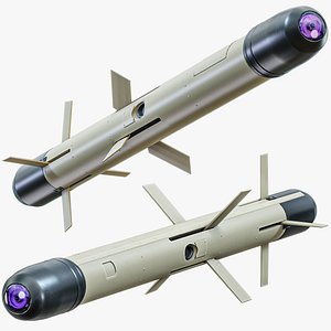 Rigged Missile SPIKE ER2 PBR