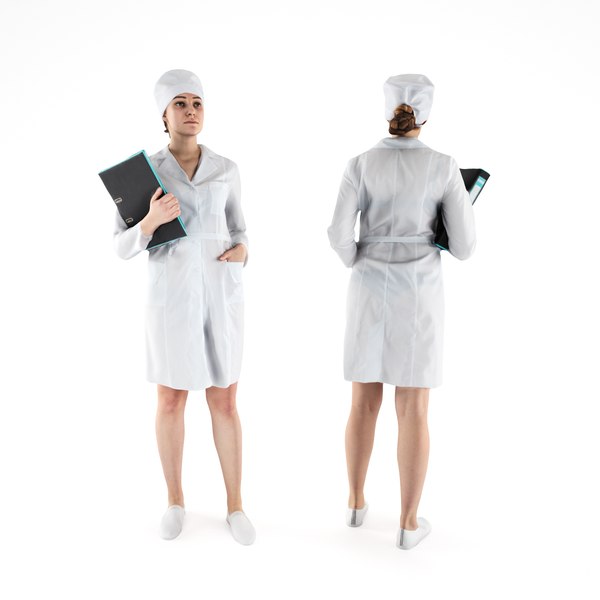 3D model human nurse