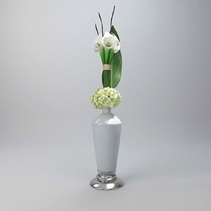 3ds max calla vase