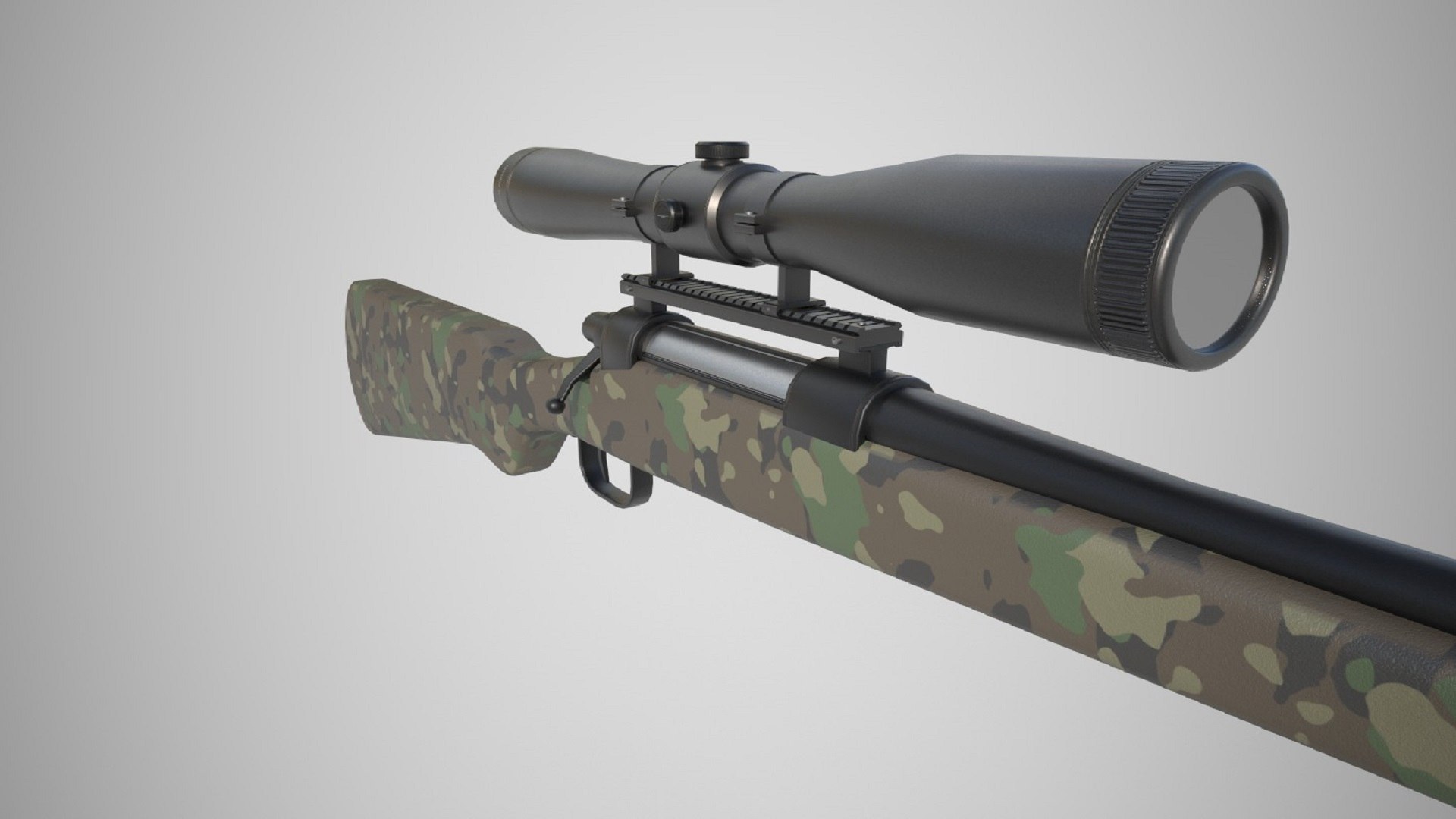 3D Sniper Rifle Model - TurboSquid 2309591