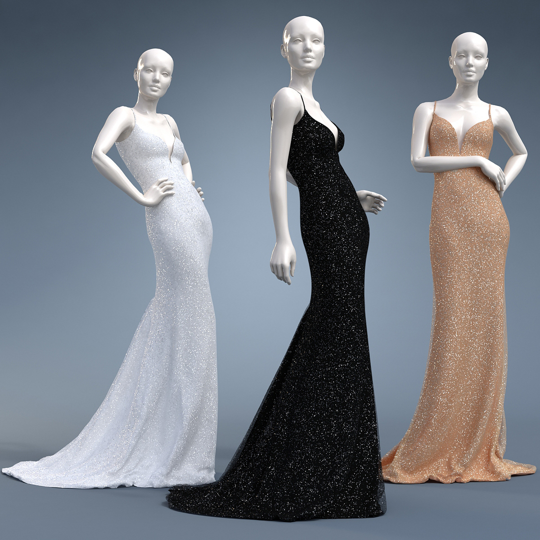 3D Dress Mannequin - Silicone Mold 2-Pc. Set –