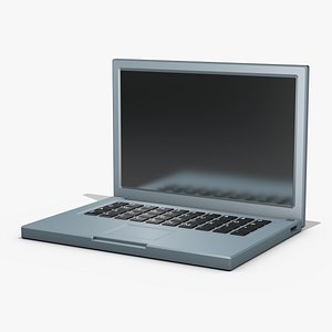 stylized laptop 3ds