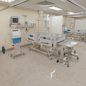 intensive care 3D model