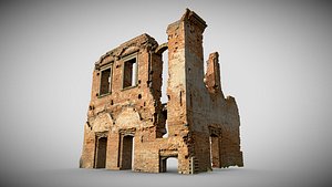 Ruins of the palace 02 3D model