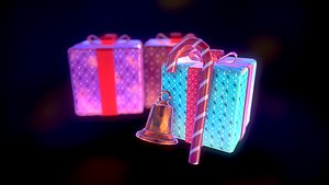 free christmas pack 3d model
